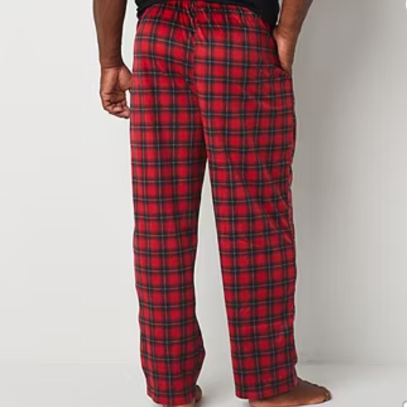 St John’s Bay Microfleece Red Tartan XXL Pajama Pants NWT - Picture 2 of 5